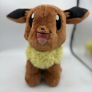 Build A Bear Workshop Plush Pokemon Eevee Stuffed Animal 16" Brown Yellow